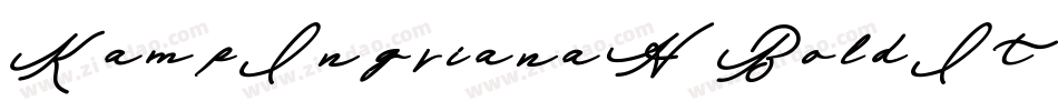 KampIngrianaH BoldItalic字体转换